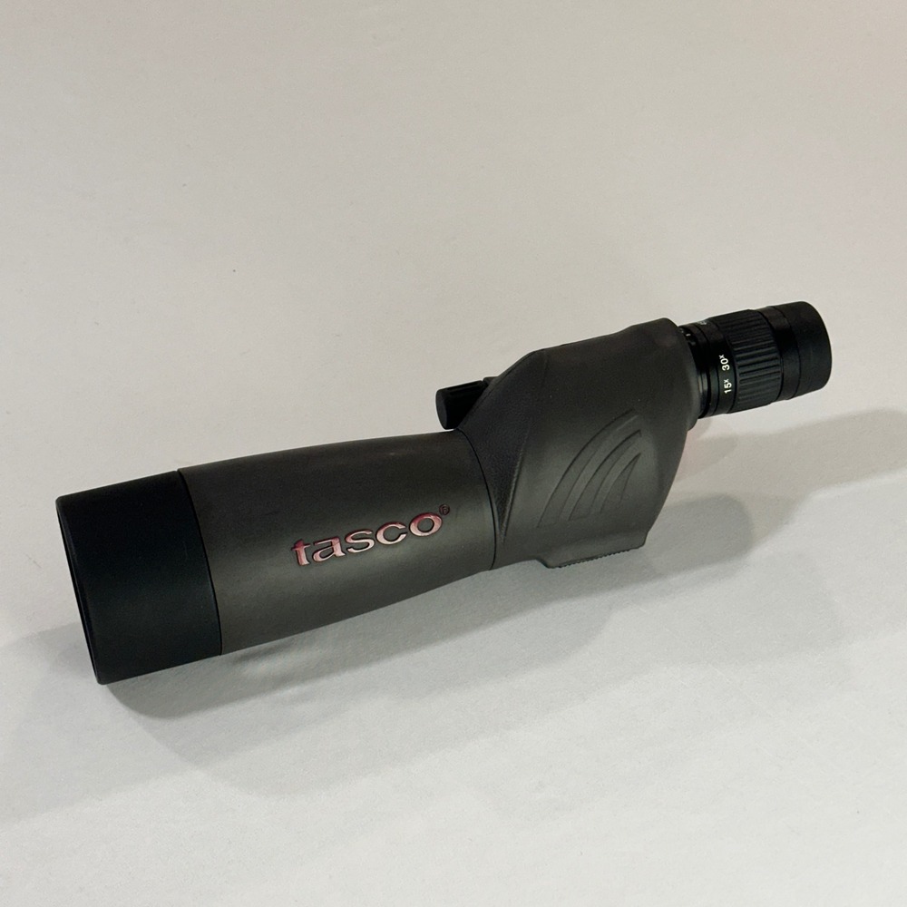 Tasco World Class 15-45x50mm Spotting Scope WC154550 Gray with Case & Cap